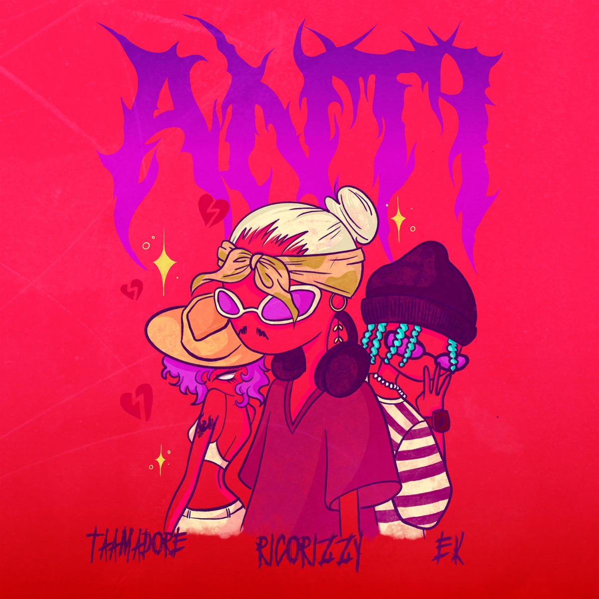 ANTI - Single by RicoRizzy, Taamadore & Ek album cover