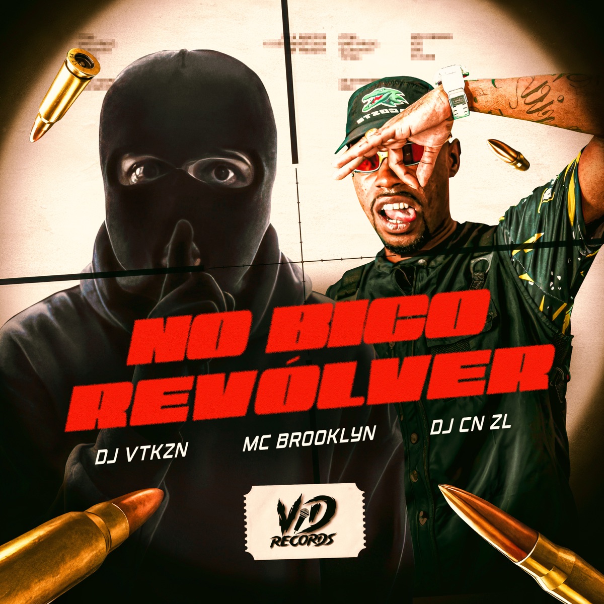 NO BICO DO REVOLVER - Single by MC BROOKLYN, DJ VTKZN & DJ CN ZL album cover