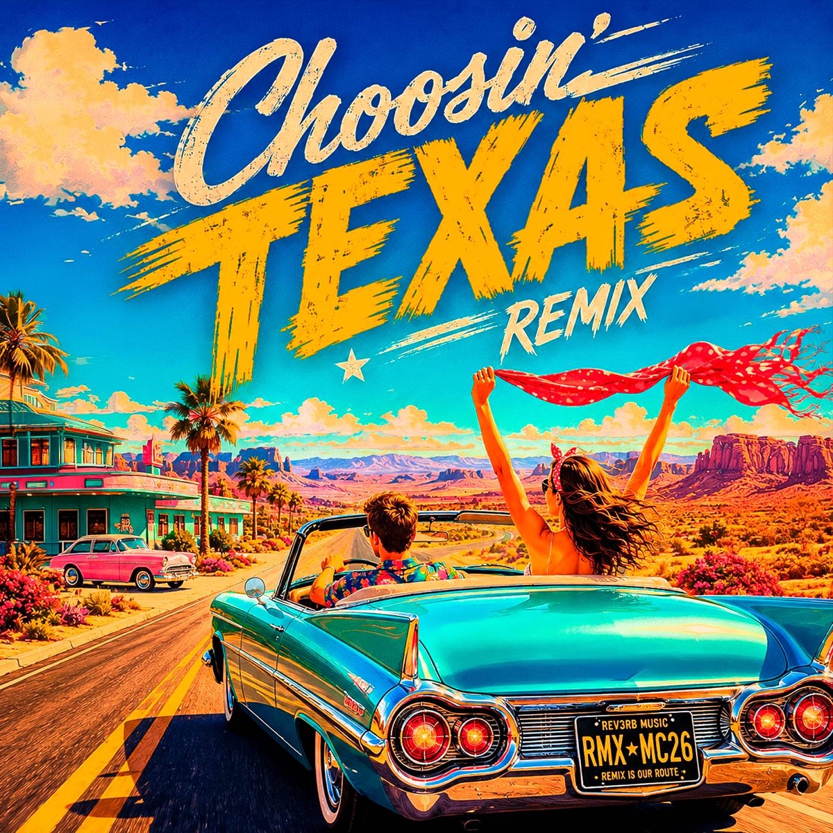 Choosin' Texas (Remix) - Single by Mauricio Cury & Nana Young album cover