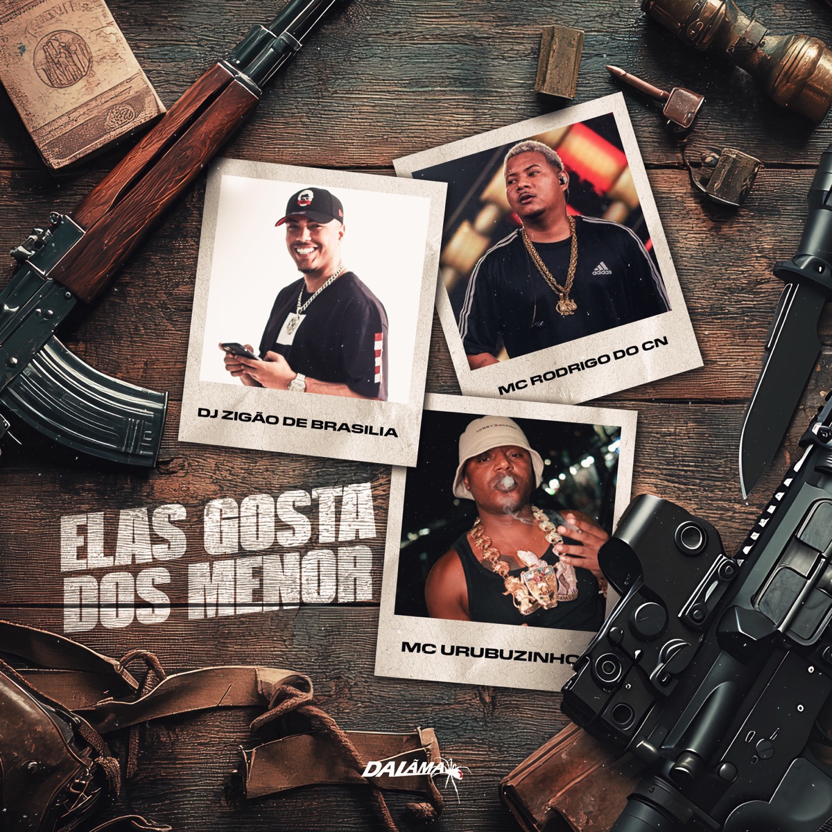 Elas Gosta dos Menor - Single by MC Urubuzinho, Mc Rodrigo do CN & DJ Zigão album cover