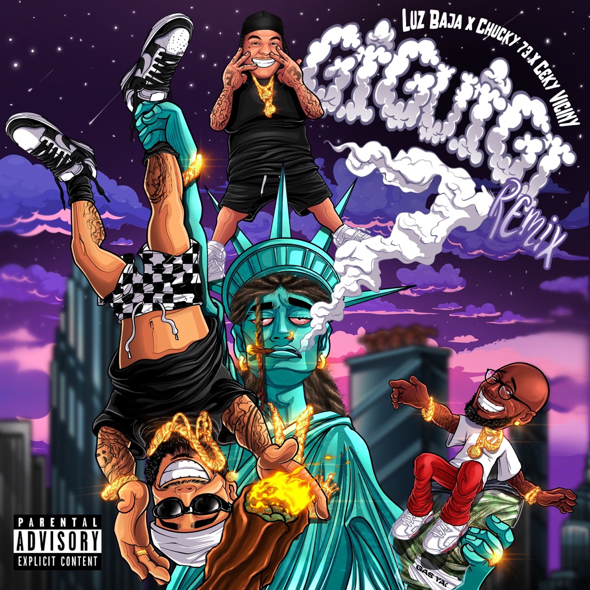 Giguigi (Remix) - Single by Chucky73, Ceky Viciny & Luz Baja album cover