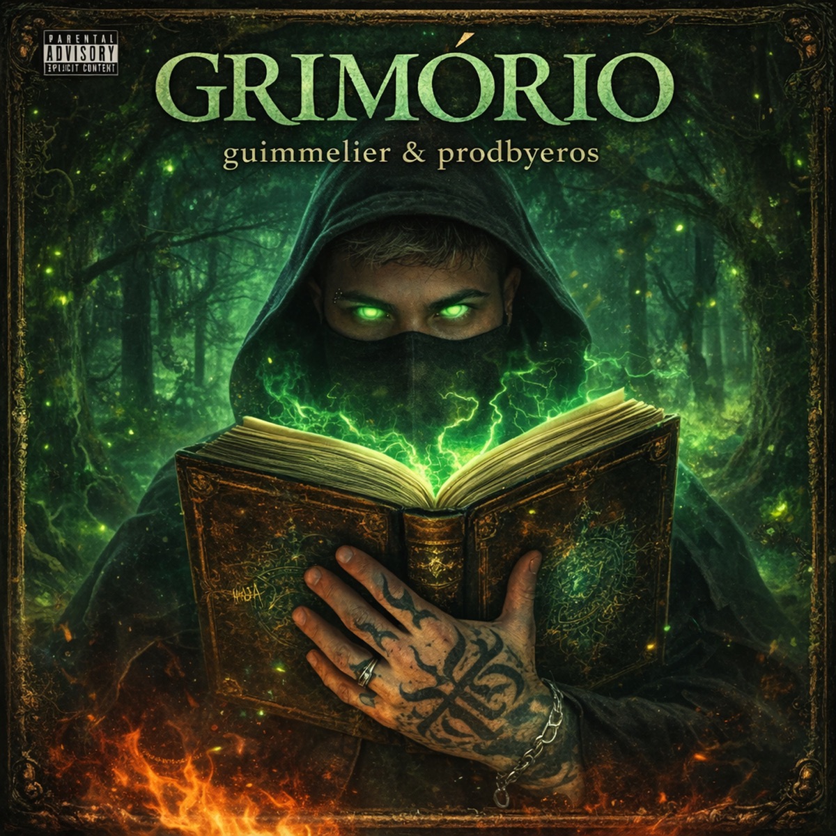 GRIMÓRIO - Single by Guimmelier & prodbyeros album cover