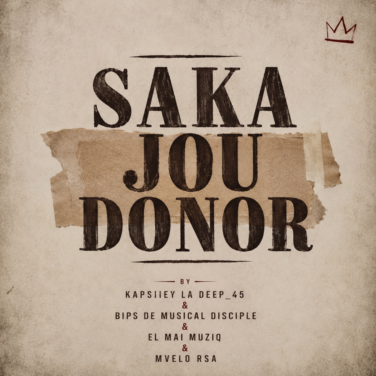 Saka Jou Donor - Single by Kapsiiey La Deep_45, Bips De Musical Disciple, El Mai Muziq & Mvelo RSA album cover