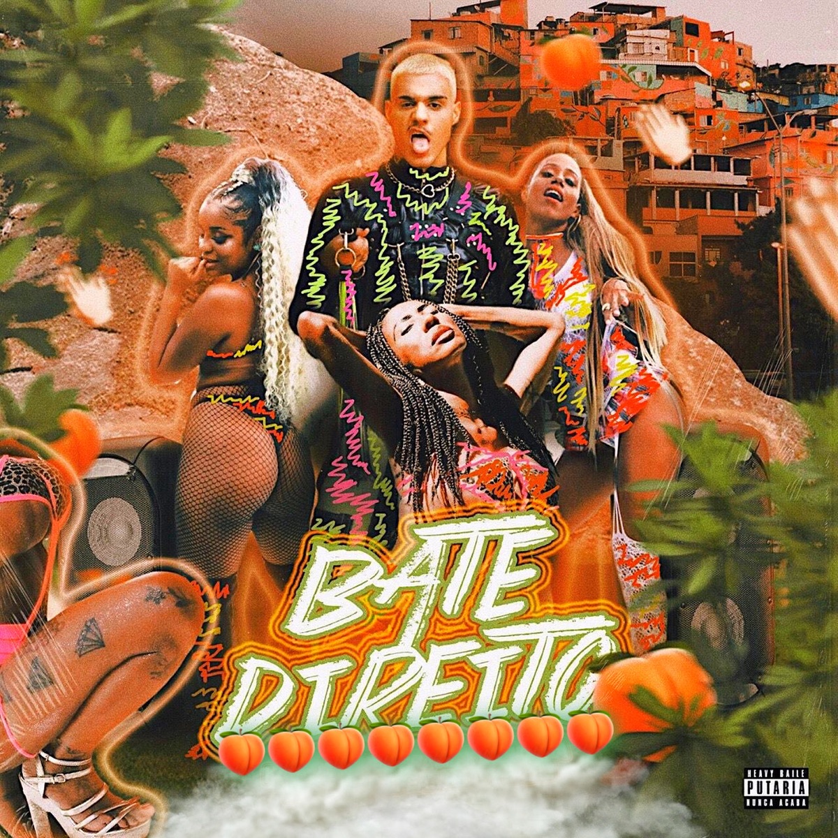 Bate Direito (feat. MC Naninha & Heavy Baile) - Single by Karrsou, Ines Brasil & Cariúcha album cover