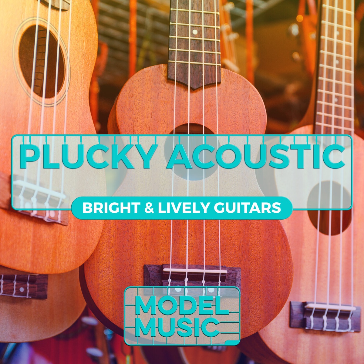 Plucky Acoustic - Bright & Lively Guitars by Peter Ian Jones, Stephen Matthew Porter & David John Orr album cover