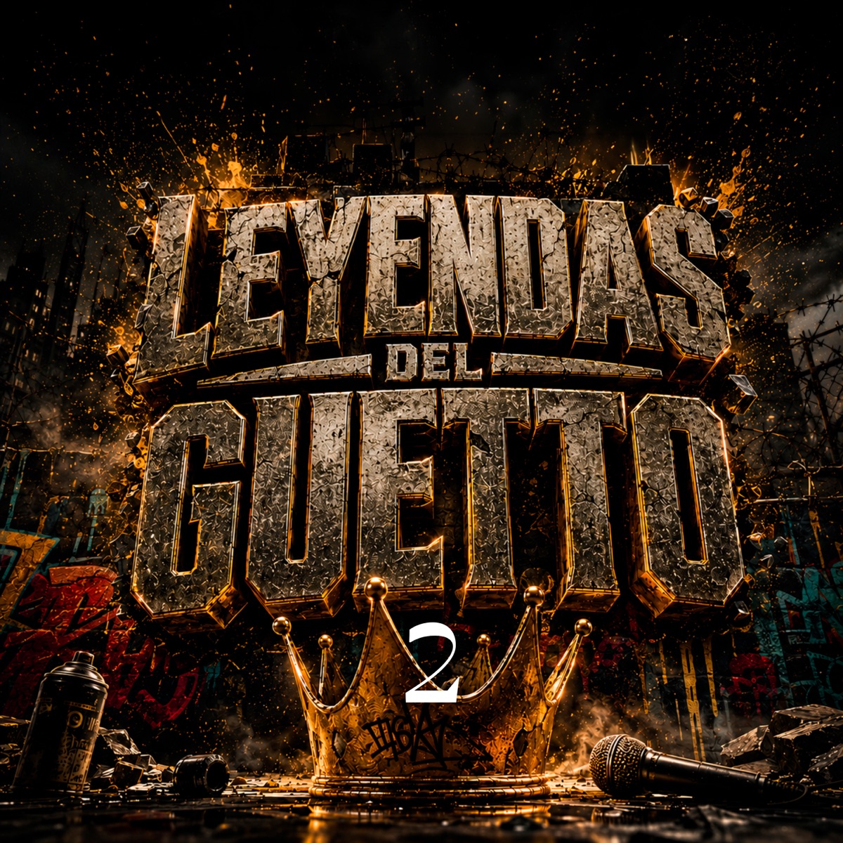 Leyendas del Guetto 2 (feat. Sniper Hn, Lish La Diferencia, Lincoust, anthony b 504, Jc Ligth, Leandro Junior, El Padrino & JCP el Especialista) - Single by Lirikal album cover