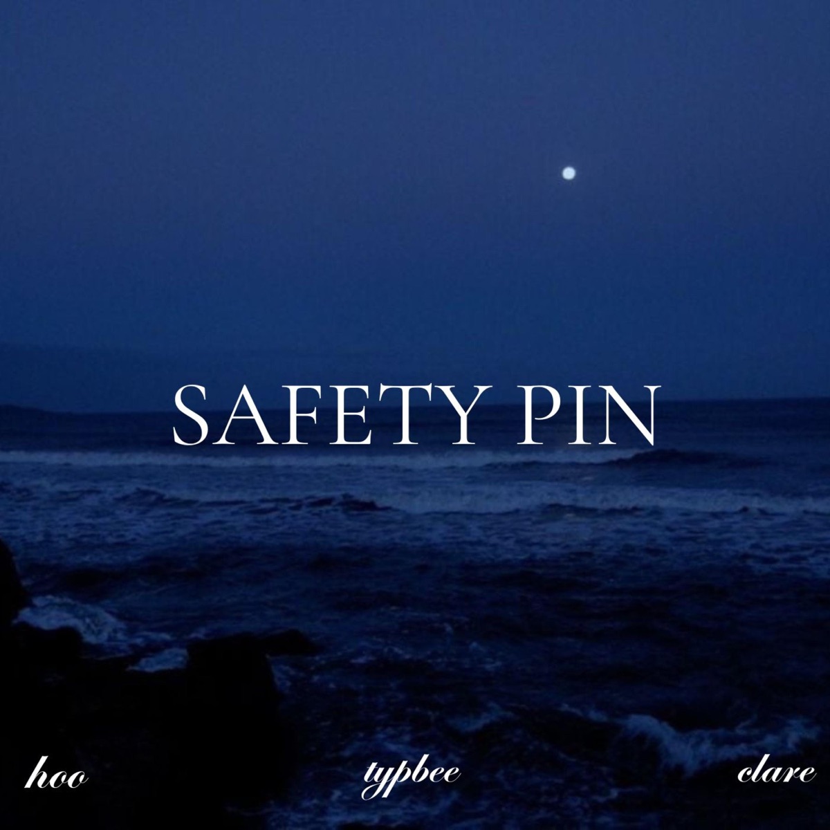 SAFETY PIN (feat. clare. & typbee) - Single by hoo album cover
