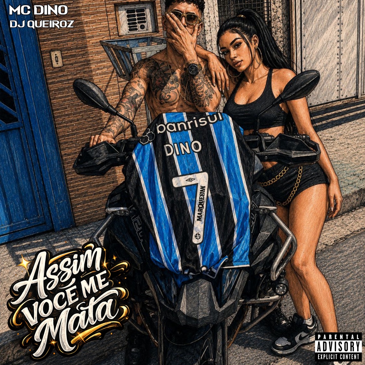 Assim você me mata - Single by MC Dino & Dj Queiroz album cover