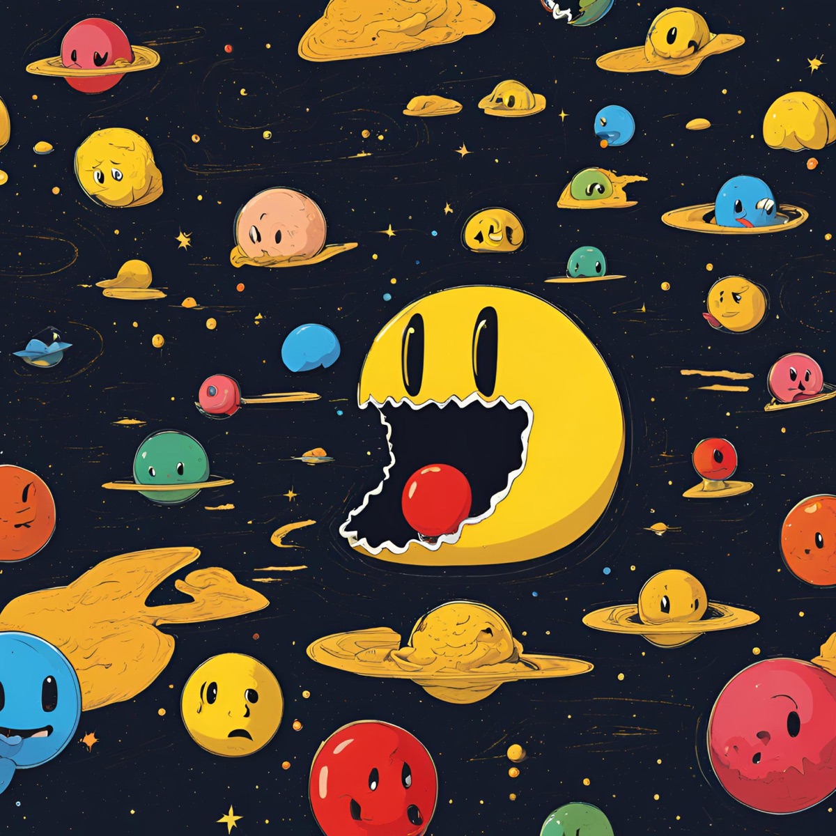 Pac-man (feat. The Guy & $moller) - Single by Marcos Montana MM album cover