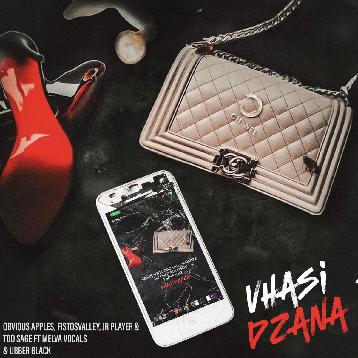 Vhasidzana (feat. Melva Vocals & Ubber Black) - Single by Obvious Apples, Fistosvalley, JR Player & too sage album cover