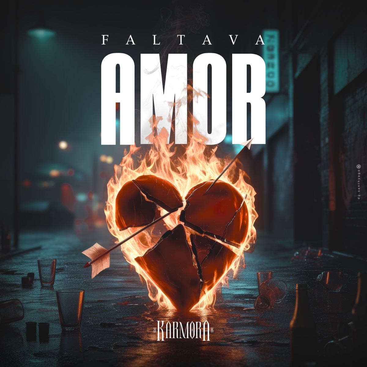 Faltava Amor - Single by Karmora album cover