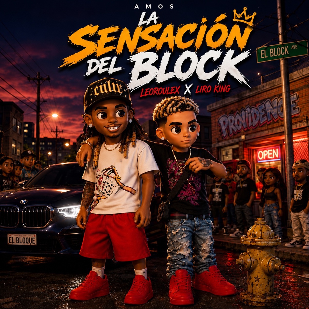 LA SENSACIÓN DEL BLOQUE (feat. Liro king) - Single by LeoRoulex album cover