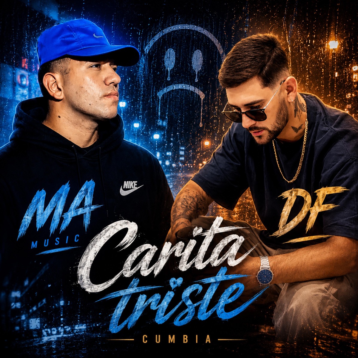 Carita Triste (feat. MA) - Single by DF album cover