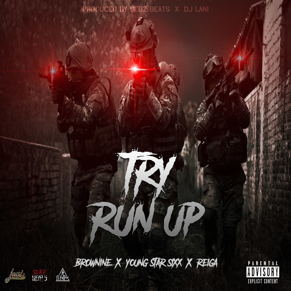 Try Run Up - Single by Sebz Beats, Brownine, Young Star Sixx & Reiga album cover