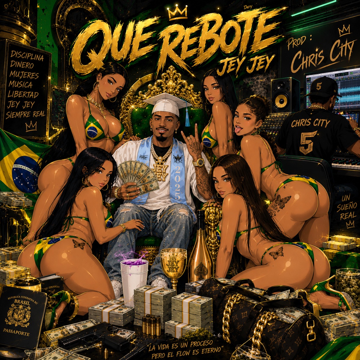 PA QUE REBOTE (feat. Chris City) - Single by Jey Jey album cover