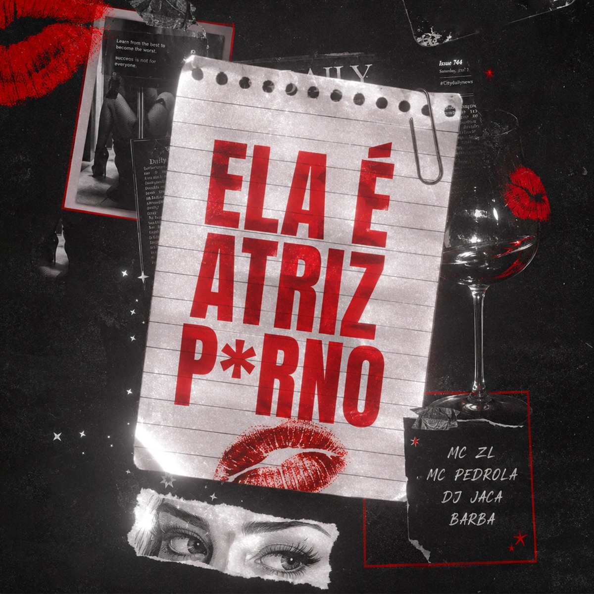 Ela É Atriz Porno - Single by MC ZL, Mc Pedrola, DJ Jaca & Barba album cover