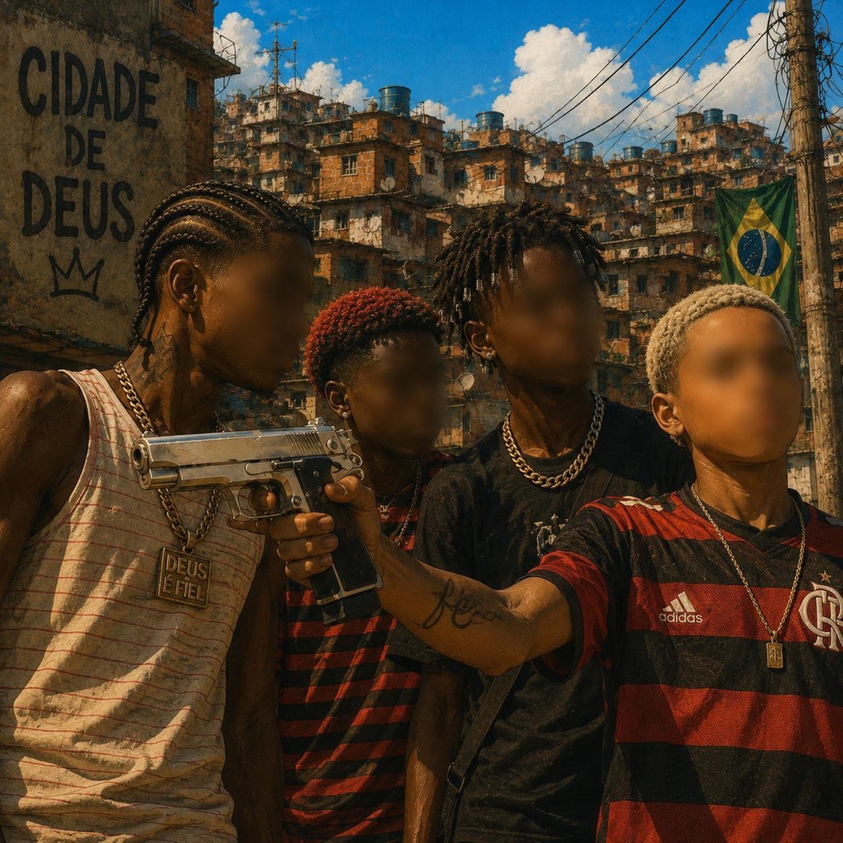 Cidade de Deus - Poder Bélico - Single by Maridão 70, DEGE, Bragadok & BG_Rj album cover