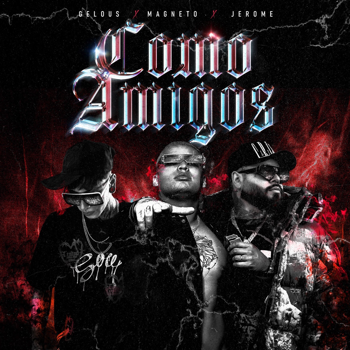 Como Amigos - Single by La J, Magneto La Eme & Gelous album cover