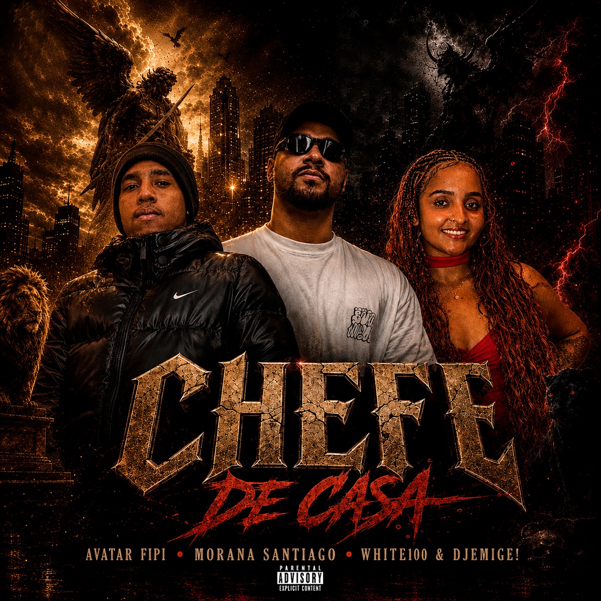 Chefe de Casa - Single by White100 & Morana Santiago album cover