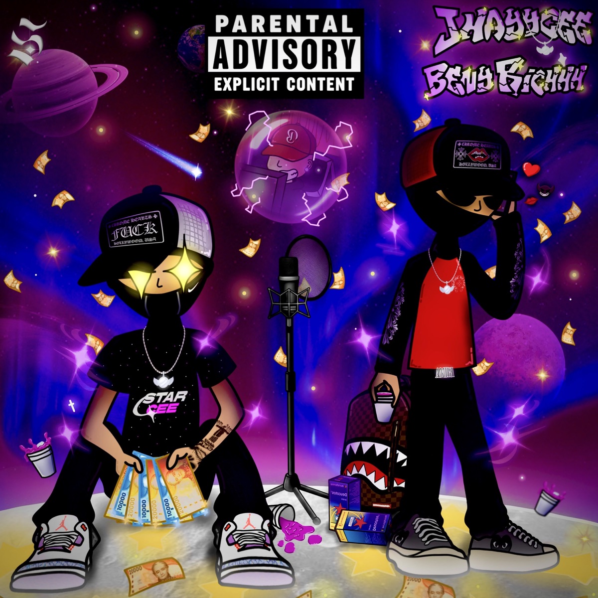 CONTANDO - Single by JhayyCee, Beny Richhh & Brandon Beats album cover