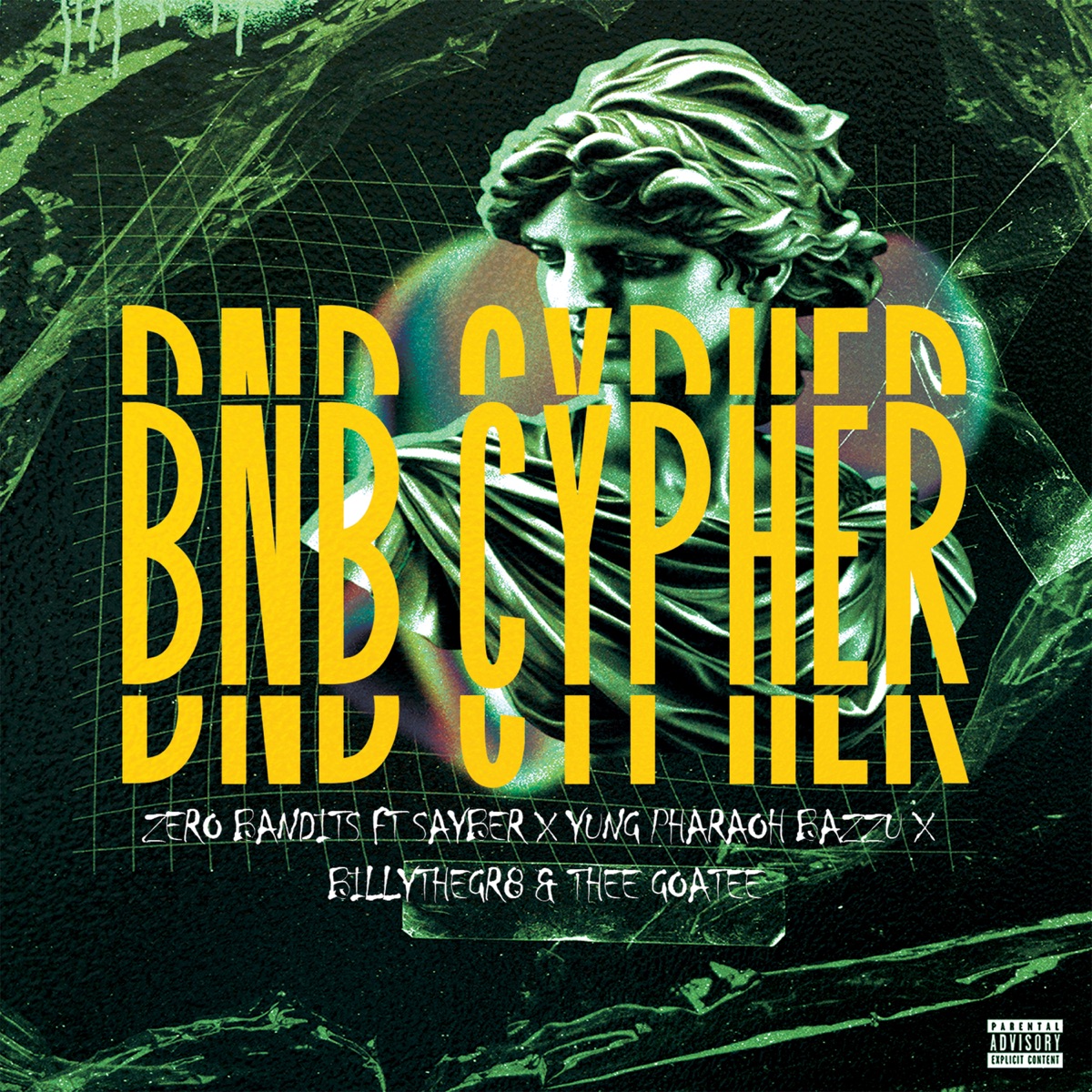 BNB CYPHER (feat. Saybar, Billythegr8, Yung Pharaoh Bazzu & THEE GOATEE) - Single by Zero Bandits album cover