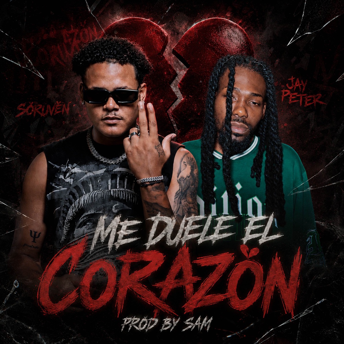 Me Duele El Corazón - Single by SORUVEN & Jay Peter album cover