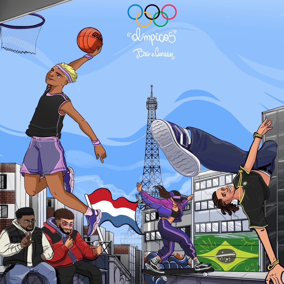 Olímpicos (Jeux Olympiques 2024) - Single by Canaan & Big album cover