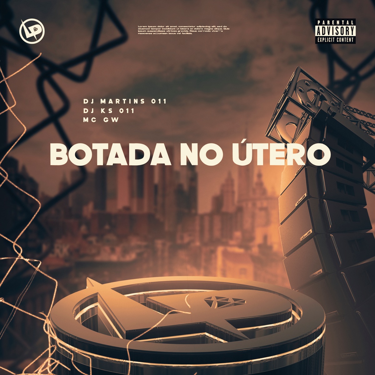 Botada no Útero - Single by DJ KS 011, MC GW & DJ Martins 011 album cover