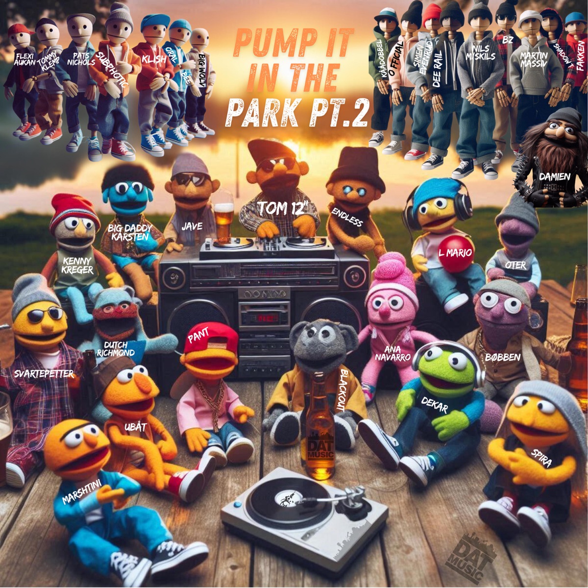 Pump it in the park Pt. 2 by Tom 12 album cover