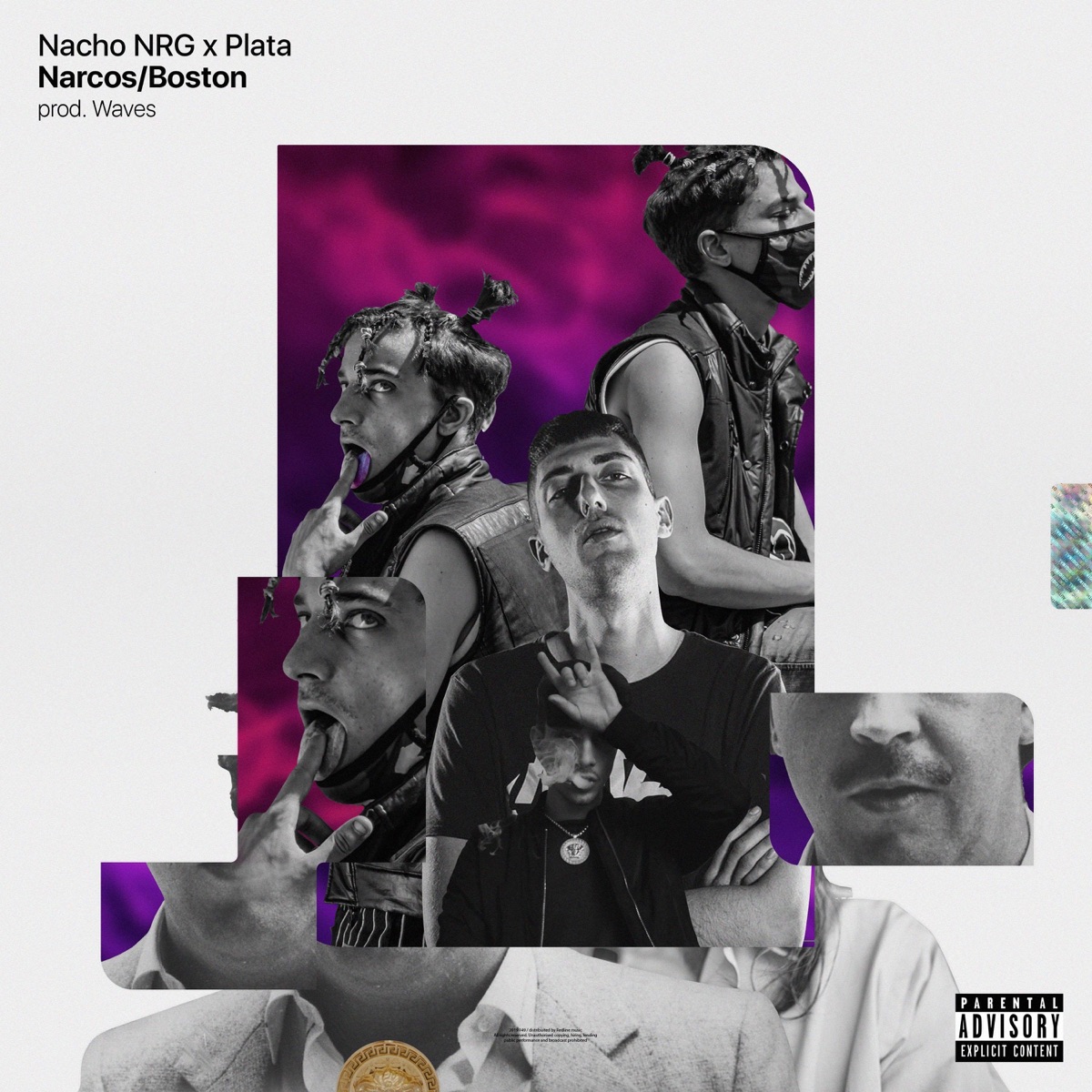 Narcos/Boston (feat. Plata) - Single by NACHO NRG album cover