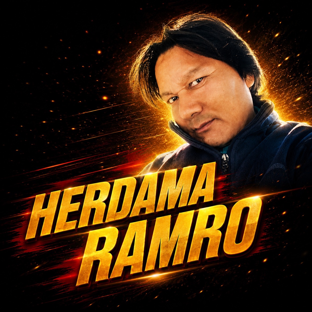 HERDAMA RAMRO - Single by Khadga Garbuja album cover