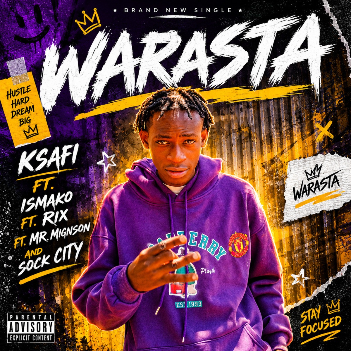 Warasta (feat. Rix, sock city, Ismako & Mr. Mignson) - Single by K Safi album cover