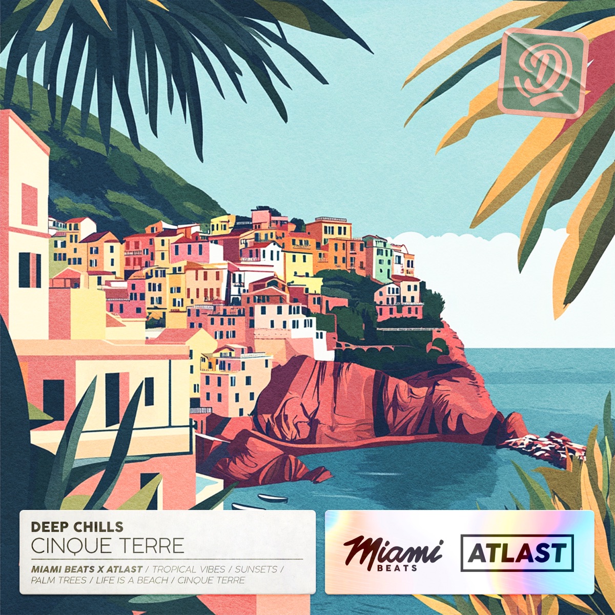 Cinque Terre - Single by Deep Chills & summer sax album cover