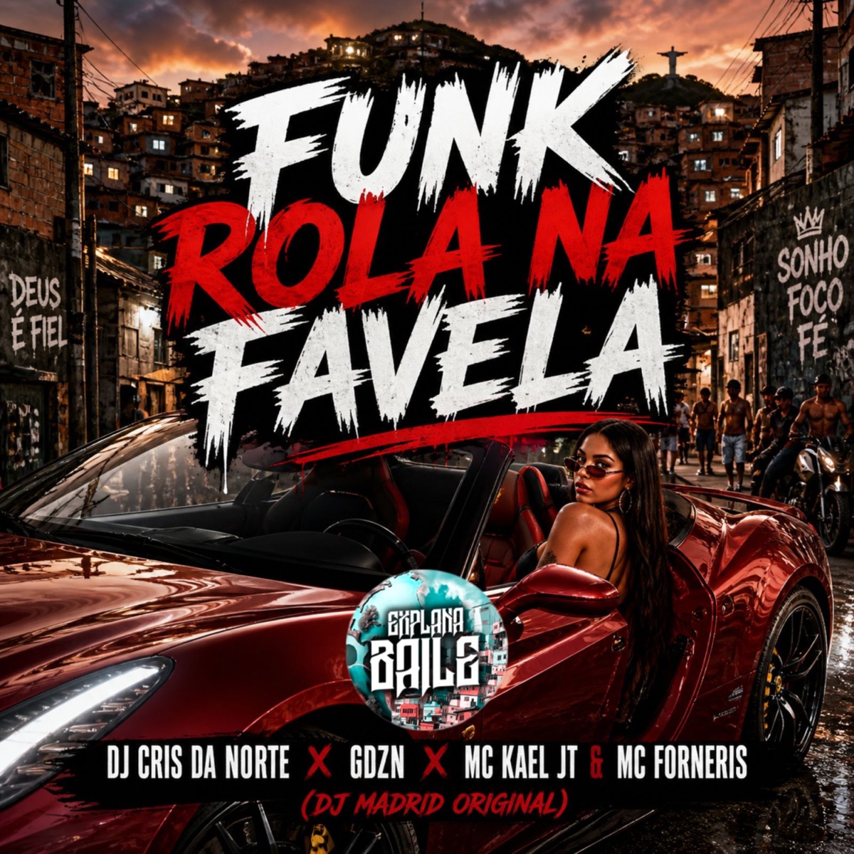 Funk Rola na Favela (feat. Mc Kael JT & Mc Forneris) - Single by GDZN album cover