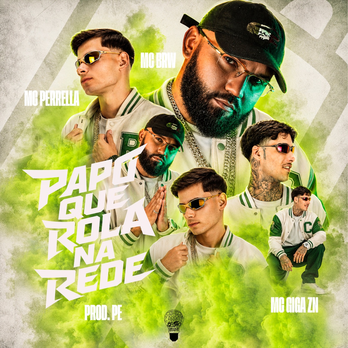 Papo Que Rola na Rede - Single by MC Perrella, MC Giga ZN & MC BRW album cover