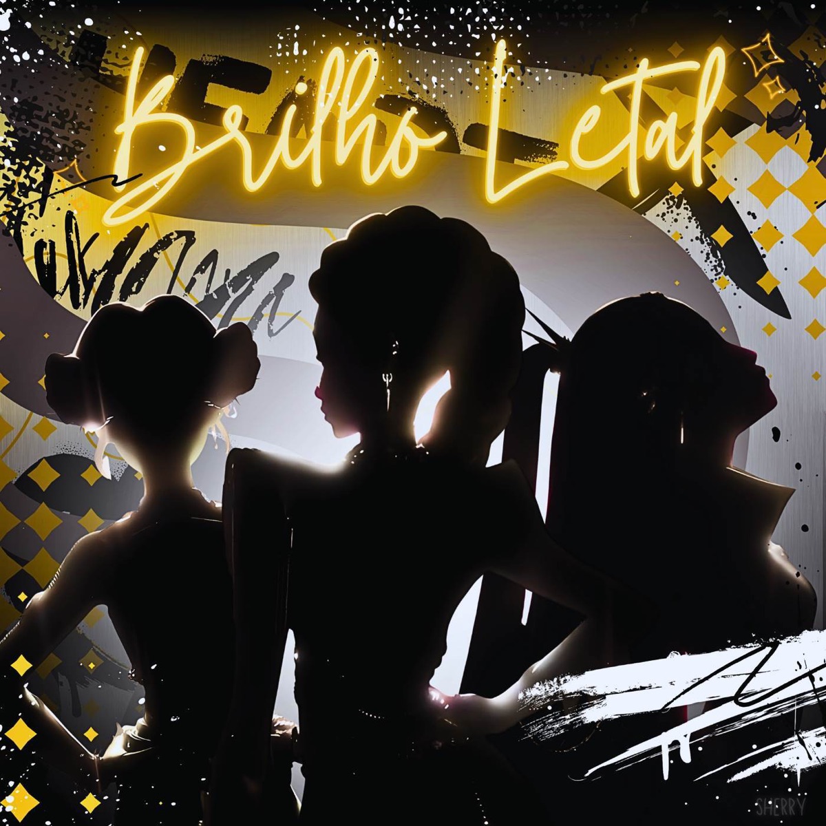 Brilho Letal - Huntrix (feat. Eveline Teach & nikmouu) - Single by Hey Sherry album cover