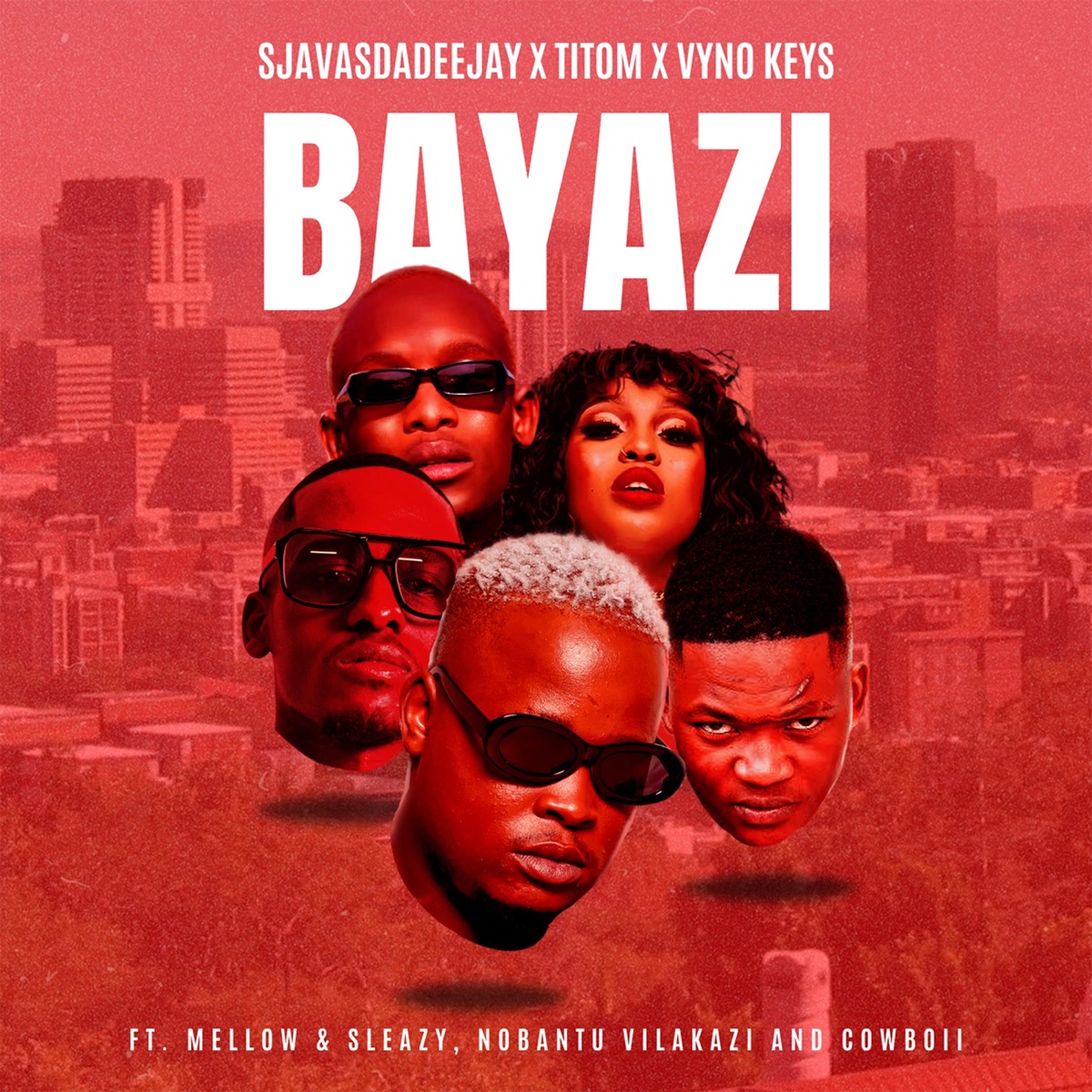 Bayazi (feat. CowBoii, Mellow & Sleazy & Nobantu Vilakazi) - Single by SjavasDaDeejay, TitoM & Vyno Keys album cover