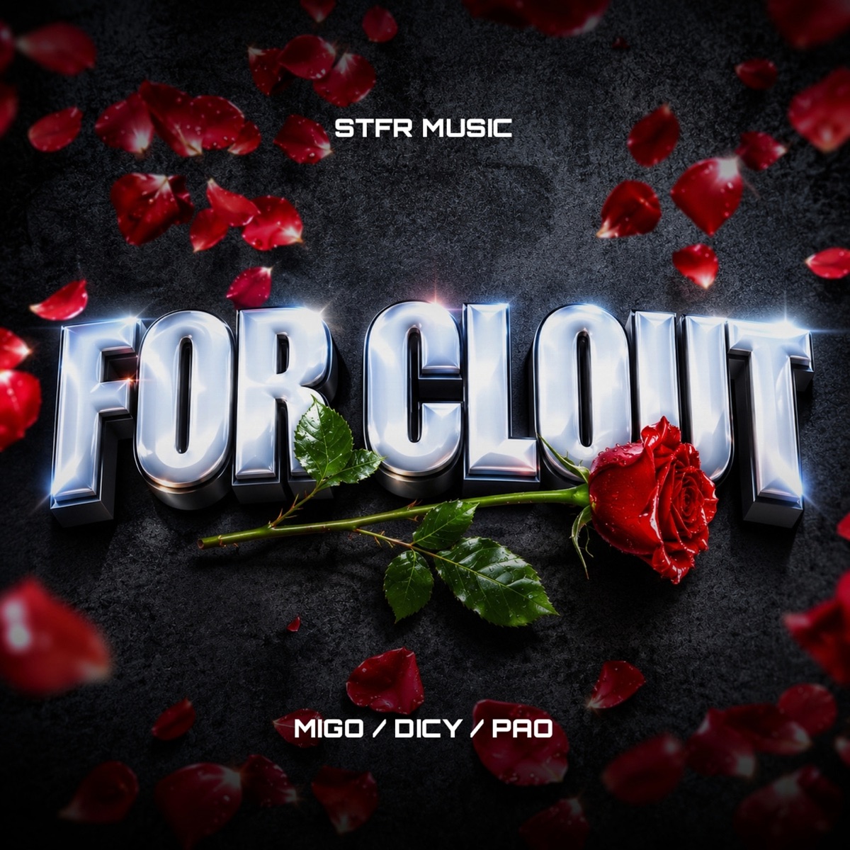 For Clout (feat. Migo, DiCy & Pao) - Single by STFR MUSIC album cover