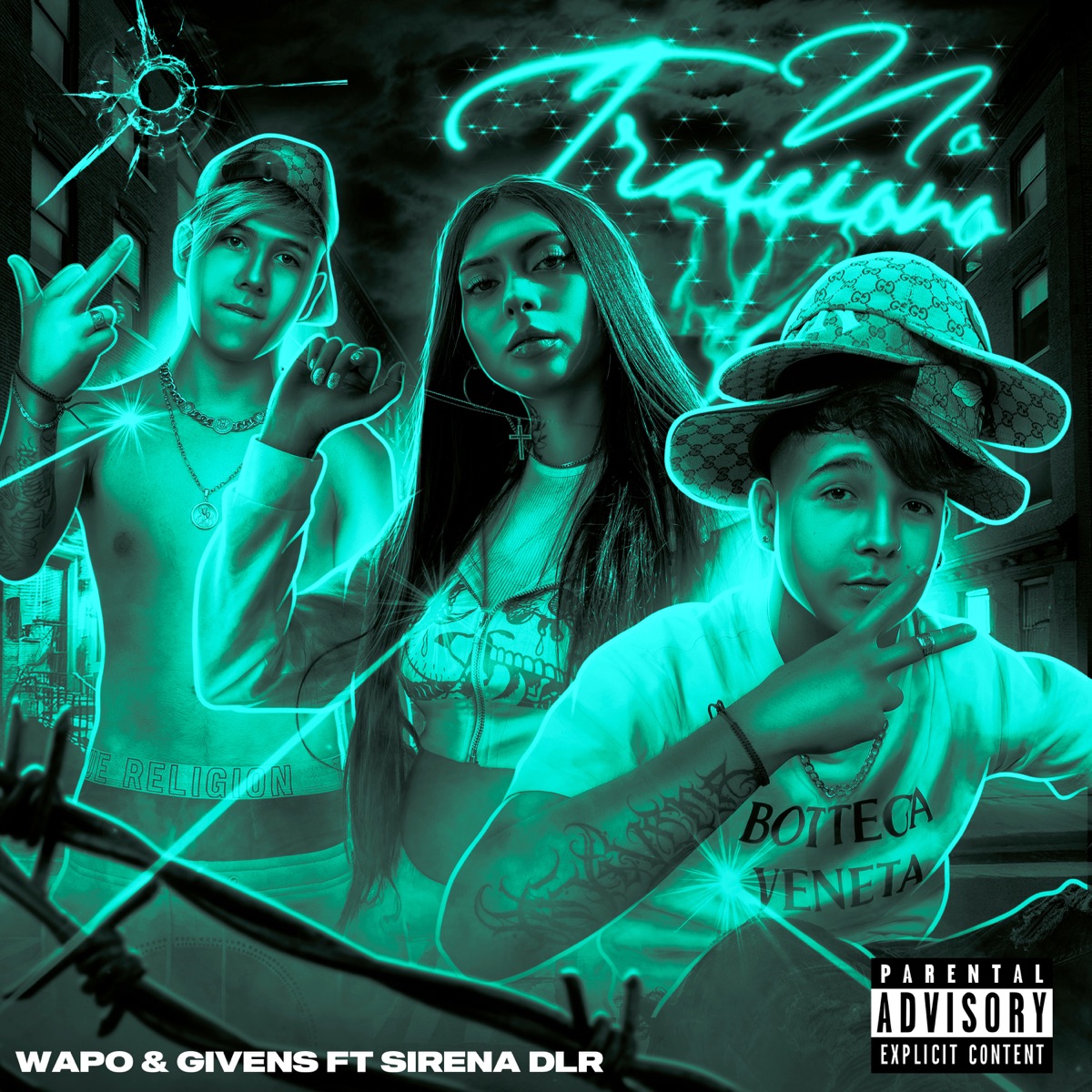 No Traiciono (feat. Sirena Dlr & DBS) - Single by Wapo & Givens album cover