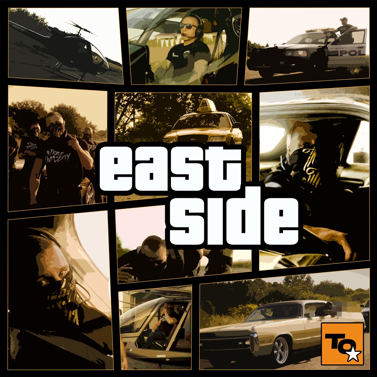 EAST SIDE (feat. Liniassty & Maras) - Single by THE OUTLAWZ, Kobra, Kaay & KRH album cover