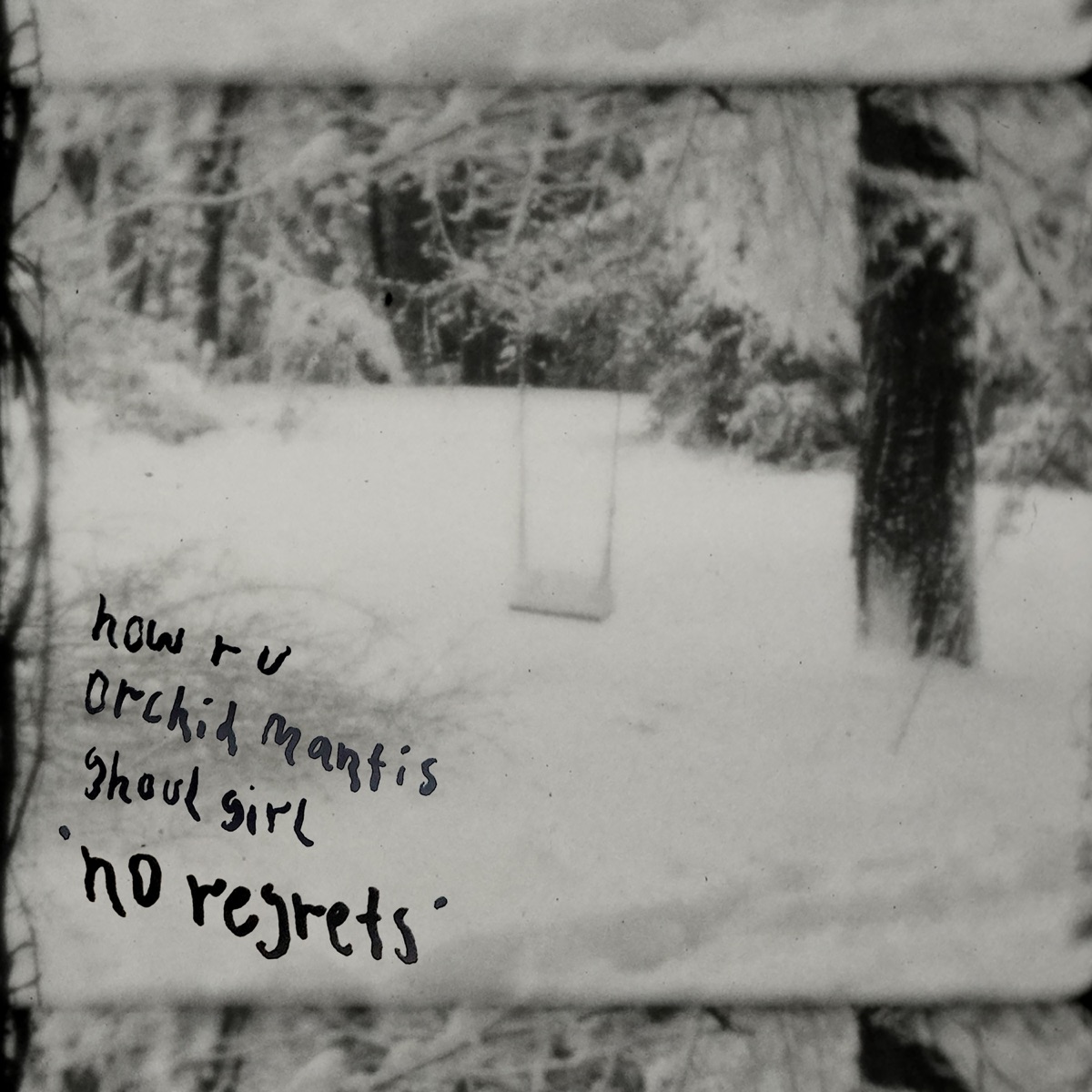 no regrets - Single by how r u, Orchid Mantis & ghoulgirl album cover
