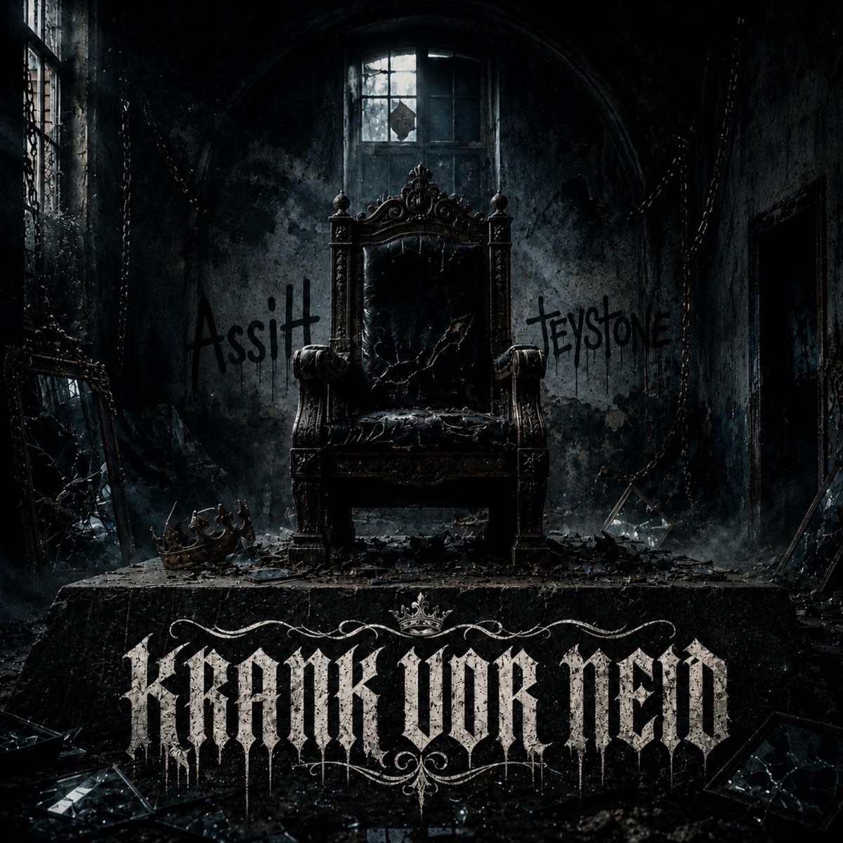 KRANK VOR NEID - Single by AssiH & Jeystone448 album cover