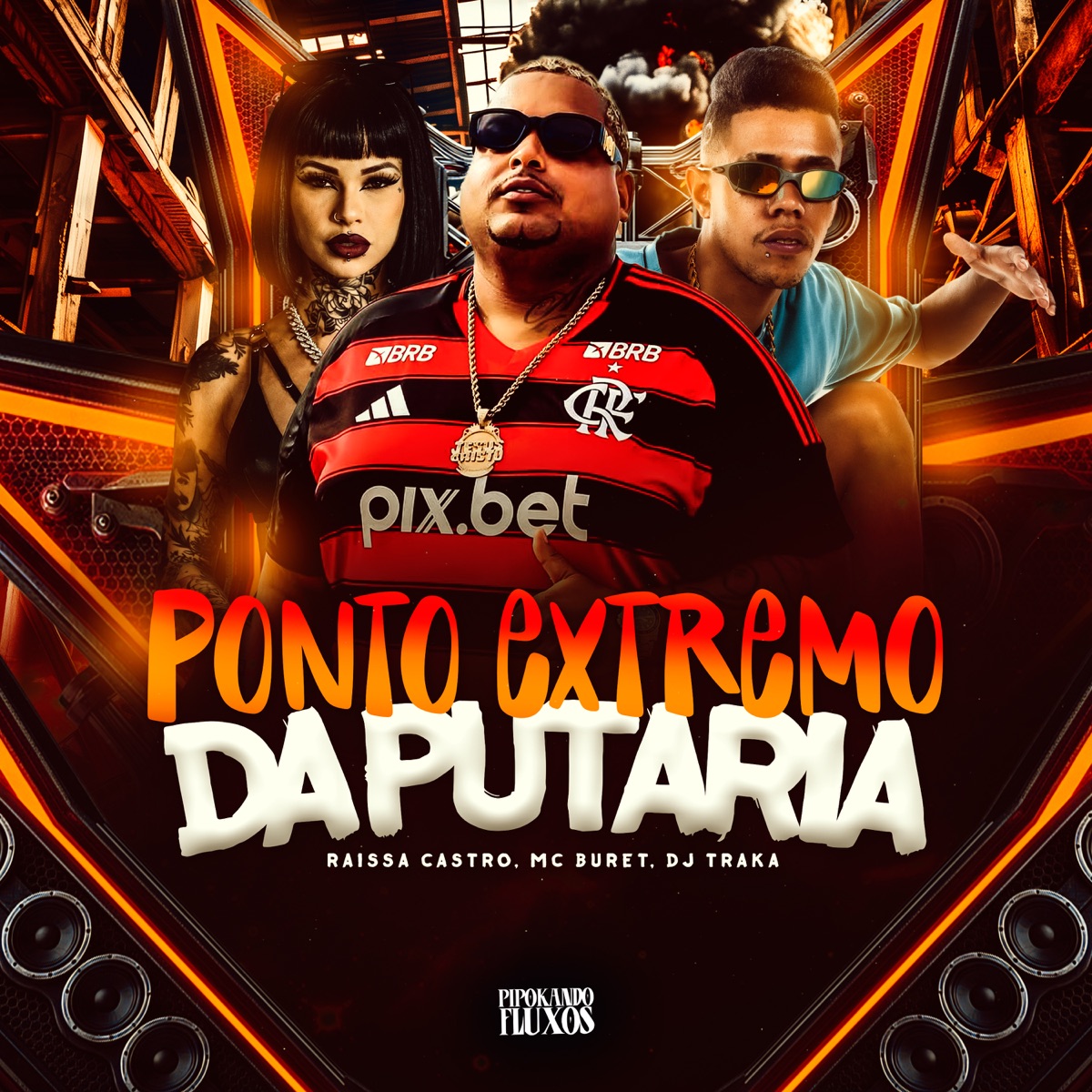 Ponto Extremo da Putaria - Single by Raissa Castro & Mc Buret album cover