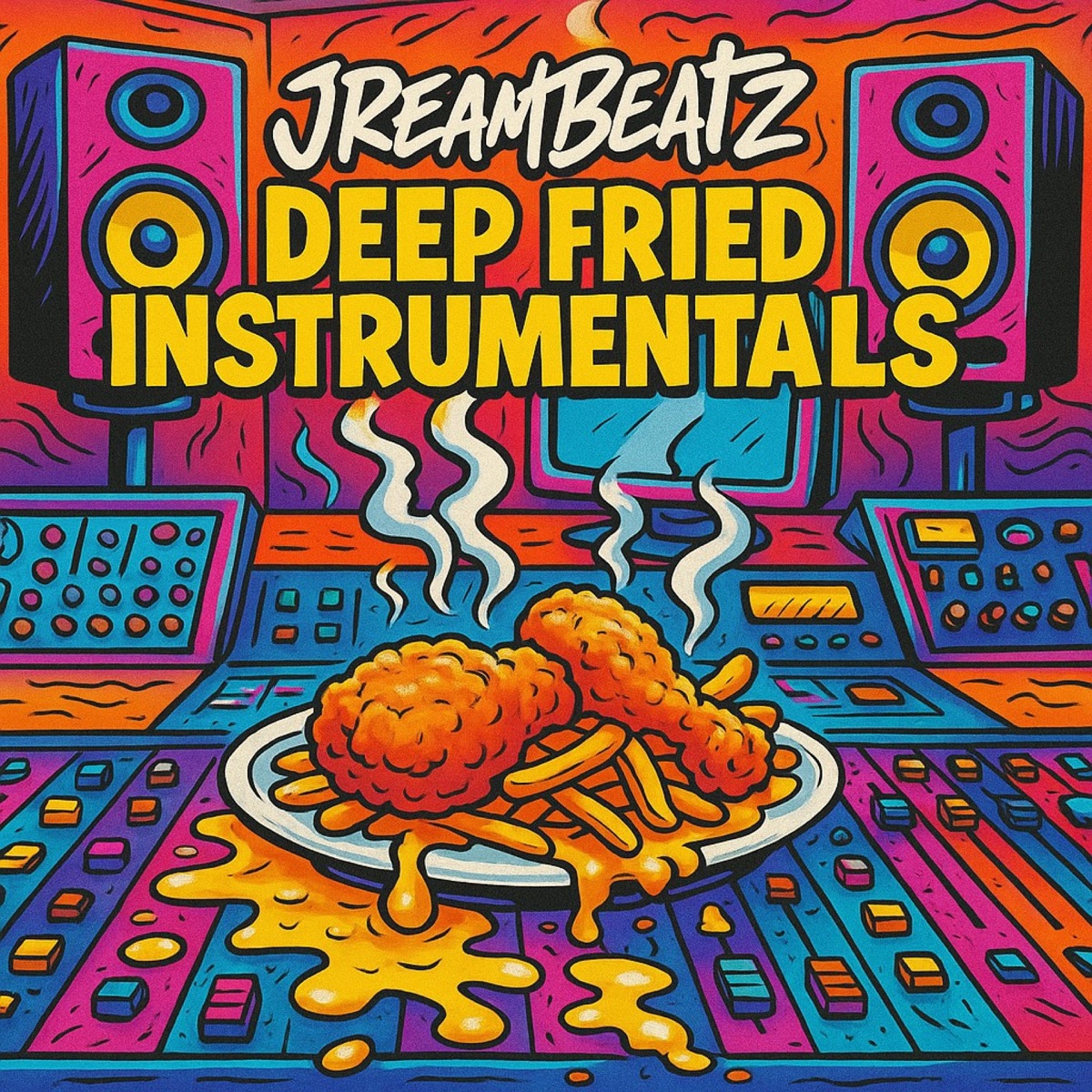 Deep Fried Instrumentals by Jreambeatz album cover