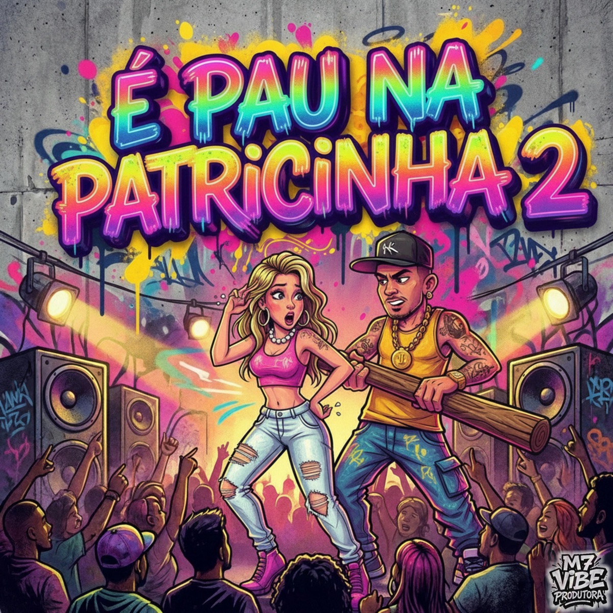 É Pau na Patricinha 2 - Single by MC BBE, MC Trajadin & DJ ZK ORIGINAL album cover