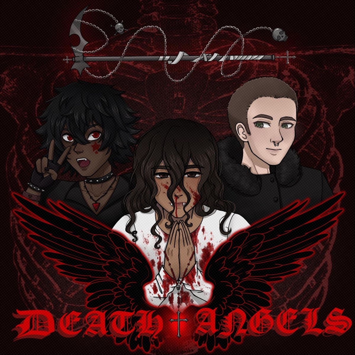 Death Angels - Single by 1bleedn, IMSOANXIOUS! & Zee Benzo album cover