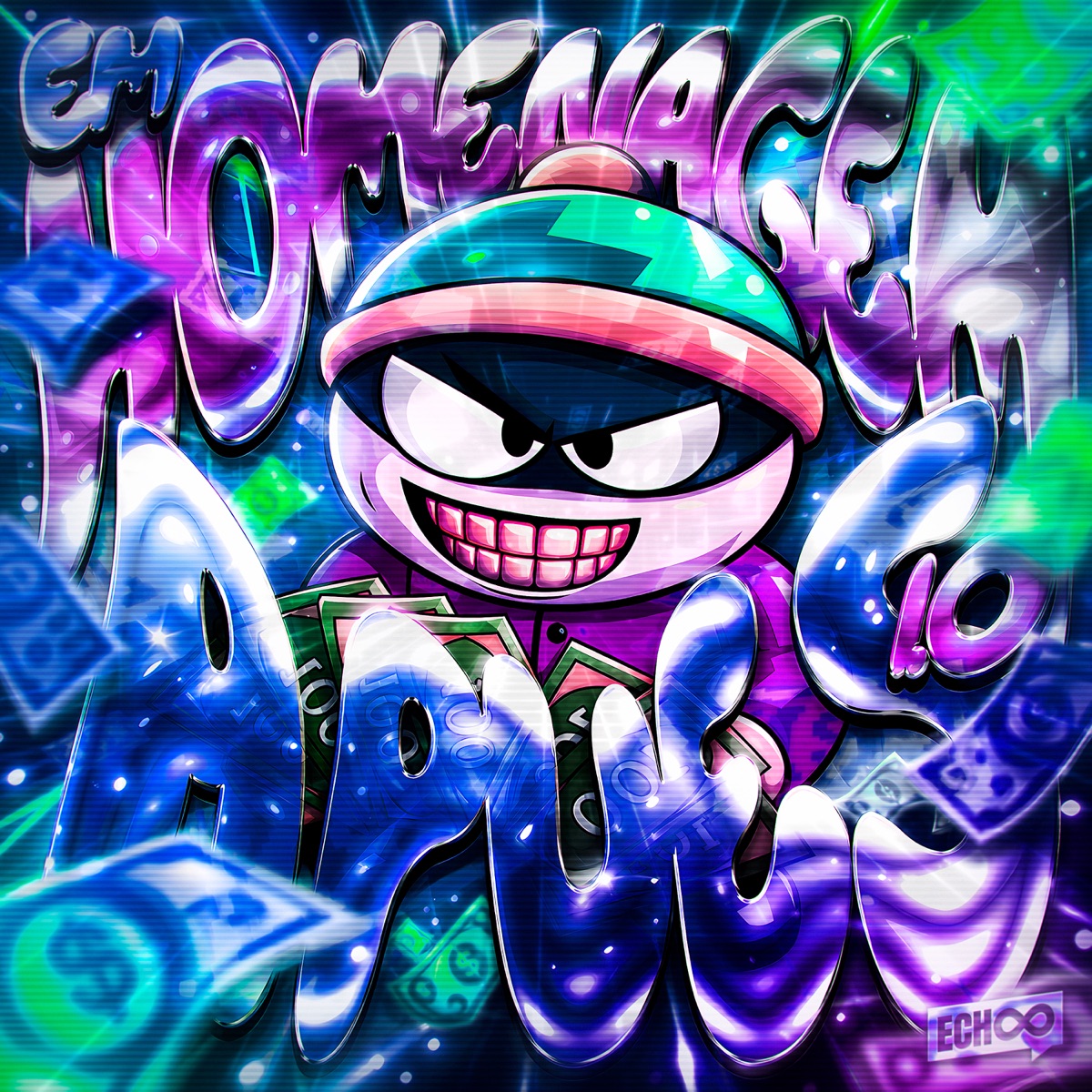 Em homenagem a Pues 1.0 - EP by heqxrte & DJ Raulipues album cover