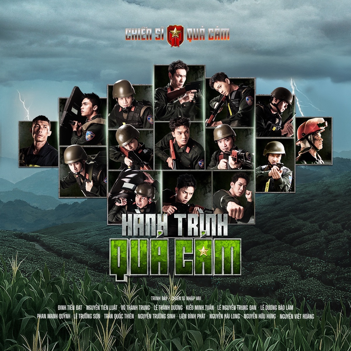 Hành Trình Quả Cảm - Single by Ngô Kiến Huy, Lê Dương Bảo Lâm, Tiến Luật, Kiều Minh Tuấn, Song Luân, MONO, Phan Mạnh Quỳnh, Quốc Thiên, Neko Lê, Hải Long, Nguyen Hung, Binz, Dinh Tien Dat, Lien Binh Phat & Lê Thành Trung album cover