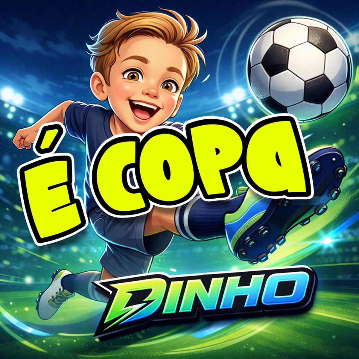 É Copa - Single by Dinho Areão album cover