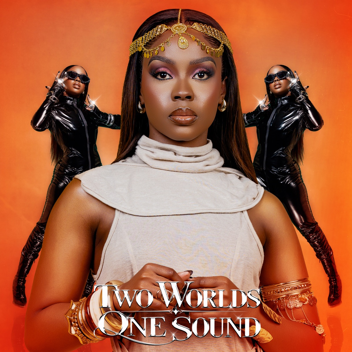TWO WORLDS | ONE SOUND by Lesego M album cover